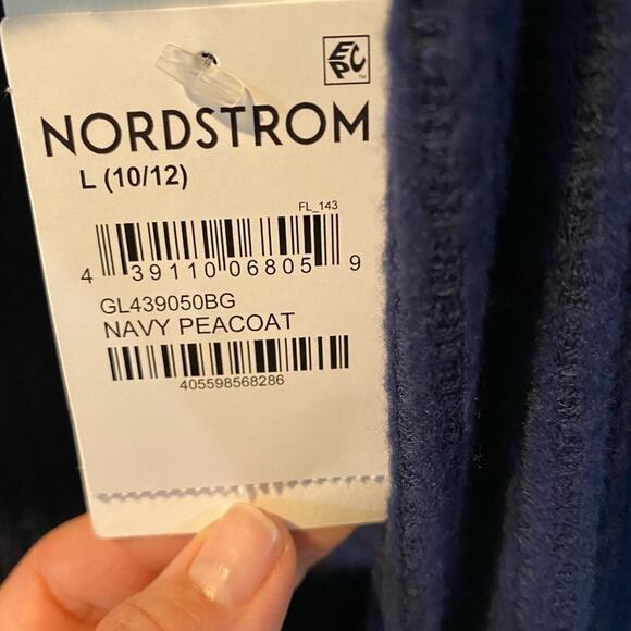 1901 waffle knit navy thermal size L long sleeve lightweight casual - Picture 4 of 5